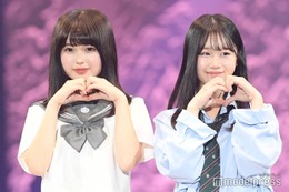 「今日好き」おひなさま（長浜広奈）＆時田音々がペアランウェイ キュートなハートに黄色い歓声【サツコレ2025A/W】 画像