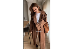 【ZARA】でつくるこの秋の最旬スタイル。ブラウン系ワントーンで、かっこよさとやさしさを両立【40代の毎日コーデ】