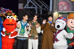 北村匠海、ICEx阿久根温世・竹野世梛とUSJ降臨 先輩後輩で“最幸”のクリスマス体験