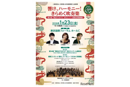 都民コンサート「きらめく吹奏楽」1/23、1,500名招待