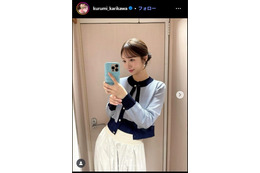 「Oha！4」キャスター刈川くるみ、素肌弾けるお風呂ショット披露「透明感がすごい」「骨格から綺麗」と絶賛の声