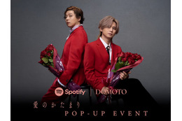 DOMOTO、POPUPイベントで計6,000本の薔薇“プレゼント” 東京&大阪が「愛のかたまり」一色に 画像