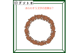クイズです！「あらわす５文字の言葉は？」この動物がどうなってる？【難易度LV２.・甘口】
