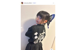 子役・倉田瑛茉、サンタクロース衣装姿に絶賛の声「ハイテンションで可愛い」「ちょっとお姉さんになってる」 画像