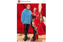 倖田來未、氷川きよしと仲良くパシャリ！『FNS歌謡祭』オフショに反響「大好きなコンビ」「眩しいです」