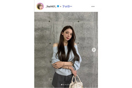 “2児の母”渡辺リサ、夫・広島カープ小園海斗選手との2ショット披露「ユニフォーム姿可愛すぎ」「ビジュ最高」の声 画像