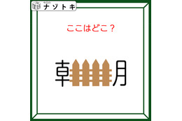 クイズです！「ここはどこ？」朝の中に何かが入っています！【難易度LV３.・中辛】