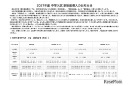 【中学受験2027】城北中、新たに帰国生・算数選抜を導入