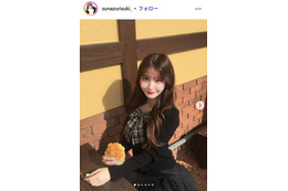 仮面高校生の妹で話題・すなずりかりん、ミニスカでスラリ美脚輝く「風が強くてスカート押さえるのに必死でした」