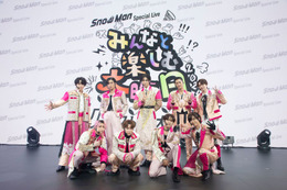 Snow Man、“懐かし”衣装・アクロバット…個性爆発パフォーマンスに反響「神セトリ」「エモすぎる」 画像
