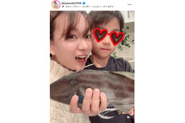 保田圭、息子＆愛犬の誕生日SHOTを公開「家族でお祝い」「良いお誕生日になりました」