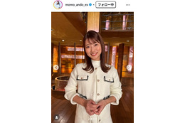 テレ朝・安藤萌々アナ、膝丈ワンピから美脚スラリ「新鮮」「バランスが最高」とファン絶賛