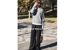 グレー×ブラックコーデ。大人が品良くまとめるときの簡単なコツって？【40代の毎日コーデ】