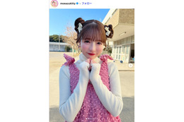 大食い女王・もえのあずき、白タイツ×ミニスカコーデ披露「スタイル抜群」「脚綺麗」と反響 画像