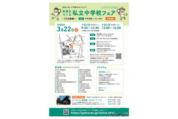 【中学受験】TX沿線24校「未来をつくる私立中学校フェア」3/22