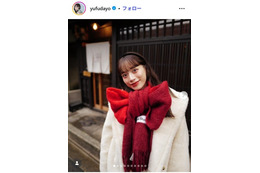 サッカー日本代表・上田綺世選手の美人妻、手編みフーディ姿が話題「商品レベル」「器用すぎる」