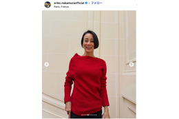 中村江里子アナ「私のお腹もふっくら」16年前の息子とのハグショット公開「うるっと来た」「素敵な思い出写真」の声