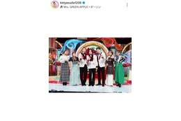 保田圭、Mrs. GREEN APPLE＆モー娘。OGの貴重な共演SHOTに反響「すごい豪華なメンバー」