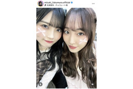 譜久村聖、西田汐里とのイベントSHOTにファン歓喜「可愛すぎ」「推し2人の共演ヤバい」