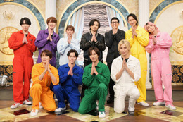 堂本光一、Snow Manとバラエティ初共演 大物芸能人サプライズ登場にスタジオどよめく