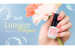 ジーニッシュマニキュア、さりげない輝きと存在感を放つニュアンスカラーが可愛い春コレクションが登場