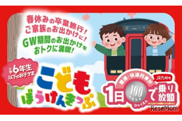 【春休み2026】JR九州、子供100円乗り放題きっぷ発売…GWも利用可