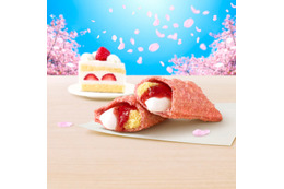 マクドナルド、新作スイーツ「いちごショートケーキパイ」登場 甘酸っぱいちごフィリング×サクふわ・とろ～り食感
