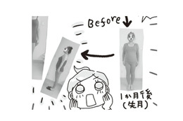 ダイエット開始から2か月…写真撮影をすると、体型に明らかな変化が起きていた！【アラフィフ母さんが7kg痩せた！奇跡の仕組みダイエット #36】