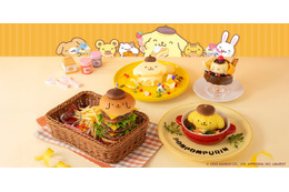 ポムポムプリン30周年記念「おうちこもりカフェ」東京・大阪で開催 “おしり”カレーやにこにこパンケーキ 画像