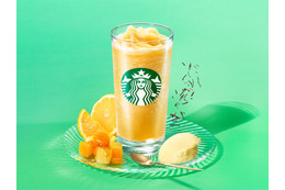 【スタバ新作】「シトラス ＆ ハニー ソルベ ティー」3種の柑橘とはちみつが溶け合う春らしい軽やかさ 画像
