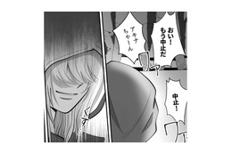 会場が地獄絵図に様変わりするのを眺めながら、ほくそ笑んでる女がひとり…【夫の不倫相手は、推しの地下アイドル（男）でした。 #39】 画像