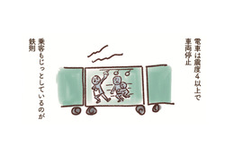 通勤通学時、電車で地震が発生したら…ホームより「電車の中」の方が安全?!【大切な「いのち」と「お金」を守る マンガ 防災&防犯ブック #９】