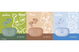 ディズニーストアとVictor共同、完全ワイヤレスイヤホンに“ズートピアのニック”＆“アナとエルサ”ら3モデル登場