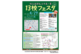 【中学受験】埼玉西部私立中高一貫13校フェスタ4/29
