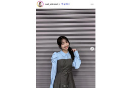 AKB48メンバー、“ミント色”ヘアスタイル公開「めちゃくちゃ似合ってる」「妖精かと思った」の声 画像