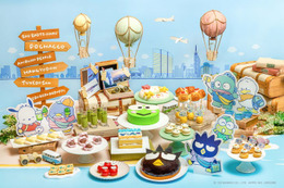 サンリオ“はぴだんぶい”がケーキやマカロンに！コラボスイーツビュッフェ福岡初開催 画像