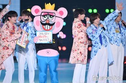 「ぽかぽか」まんぷく昼太郎がランウェイデビュー SHOW-WA・MATSURI＆観客28,500人と“ぽかぽかポーズ”も【関コレ2026S/S】 画像