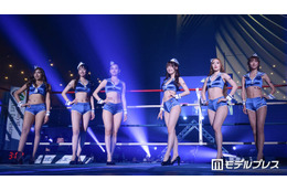 「K-1 GIRLS 2026」がリングデビュー 美スタイル際立つコスチュームで華添える 画像