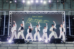 Travis Japan、歌舞伎町降臨＆強風切り裂く圧巻パフォーマンス 7人初CDシングルのリリイベで新曲含む5曲披露【陰ニモ日向ニモ】