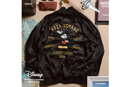 スカジャンやTシャツなど…ウォルト・ディズニーのクラシックな世界観を表現「AVIREX」コレクション登場