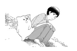 「豪快だな」亡き愛犬はなこを思い出し放心する俺を、きのこいぬは乱暴に慰める【きのこいぬ #12】