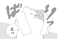 「絵でも描いてるのか？」きのこいぬに原稿を破られる…これじゃ家で仕事ができない【きのこいぬ #16】