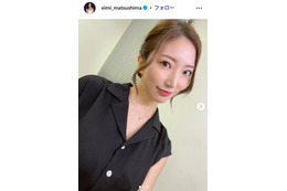 “ミラクル神ボディ”グラドル・松嶋えいみ、第1子出産を報告 帝王切開手術振り返る「3週間近く早くなり心の準備が追いつかないまま」
