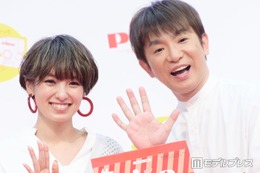 よゐこ濱口優、妻・南明奈の誕生日祝福で夫婦2ショット披露「幸せそうでなにより」「幸せそう」 画像