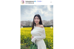 “身長170cm”美人気象予報士、膝上ミニで美脚スラリ 高身長ならではの“大人ヘルシー”に「スタイルが神」「何頭身？」の声 画像