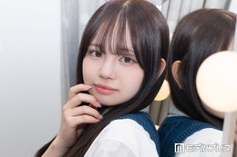 「今日好き」天宮芽唯、座った姿でスラリ美脚披露「膝上も膝下も長すぎ」「スタイル良い」の声 画像