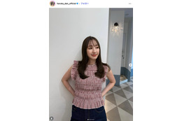 元「ZIP！」リポーター團遥香、美ボディ際立つタイトノースリ姿「スタイル抜群」「ヘルシーで素敵」と反響 画像