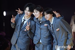 「今日好き」河村叶翔＆今井暖大＆林京介、爽やか制服姿で仲良くペアランウェイ【学生ランウェイ名古屋】