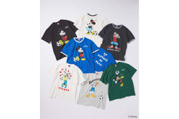 ミッキーマウスたちがサッカーデザインのTシャツに！JOURNAL STANDARDが限定発売