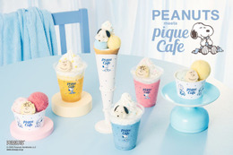 ジェラピケカフェ×PEANUTSコラボ再び、眠るスヌーピーのクレープや華やかスムージー 画像